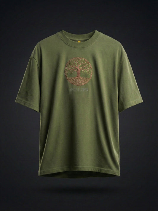 TREE OF LIFE Embroidered T-shirt