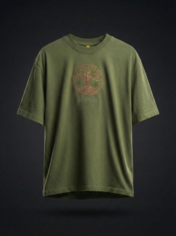 TREE OF LIFE Embroidered T-shirt