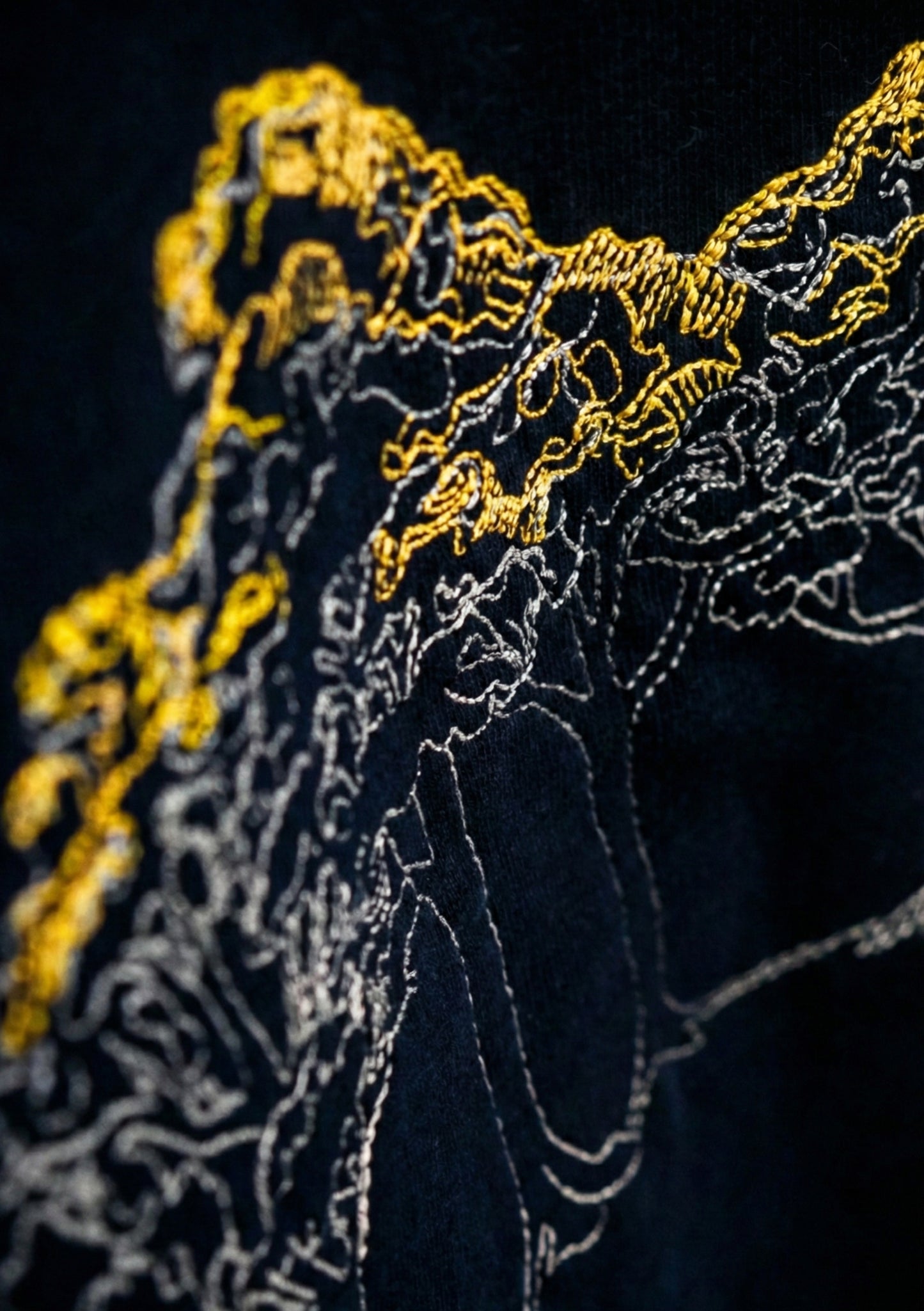 MOONLIT CANOPY Embroidered T-shirt