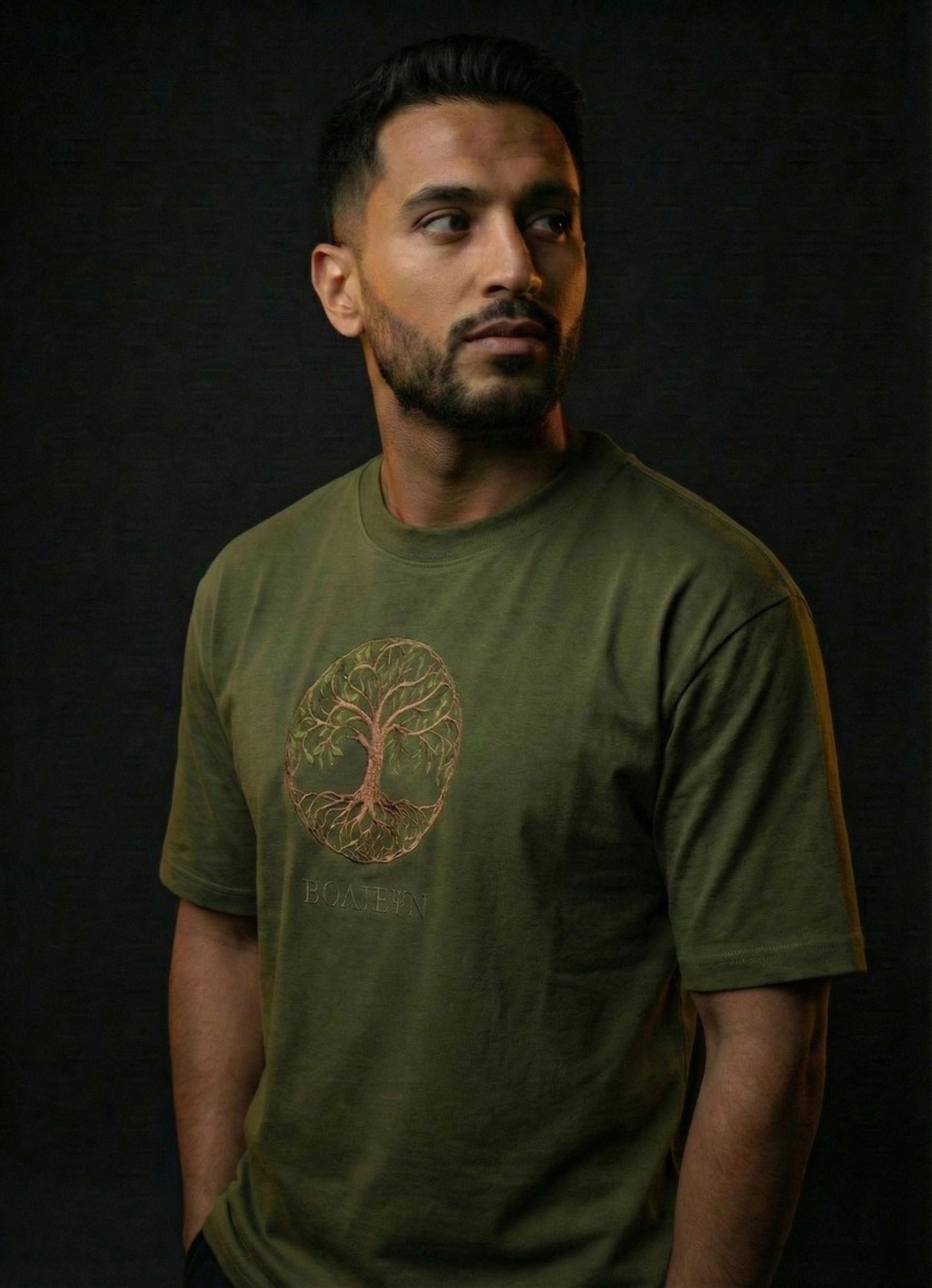 TREE OF LIFE Embroidered T-shirt
