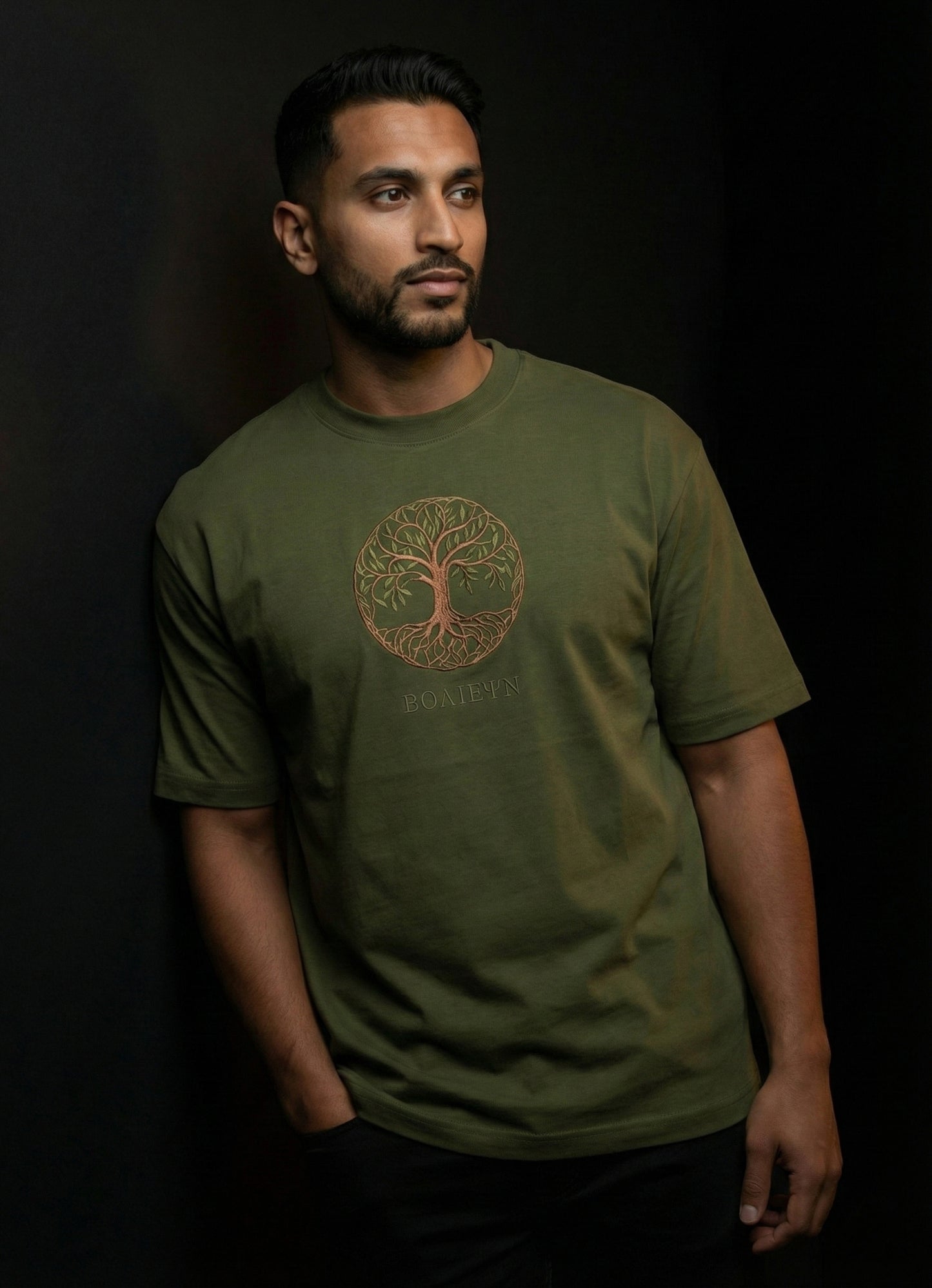 TREE OF LIFE Embroidered T-shirt
