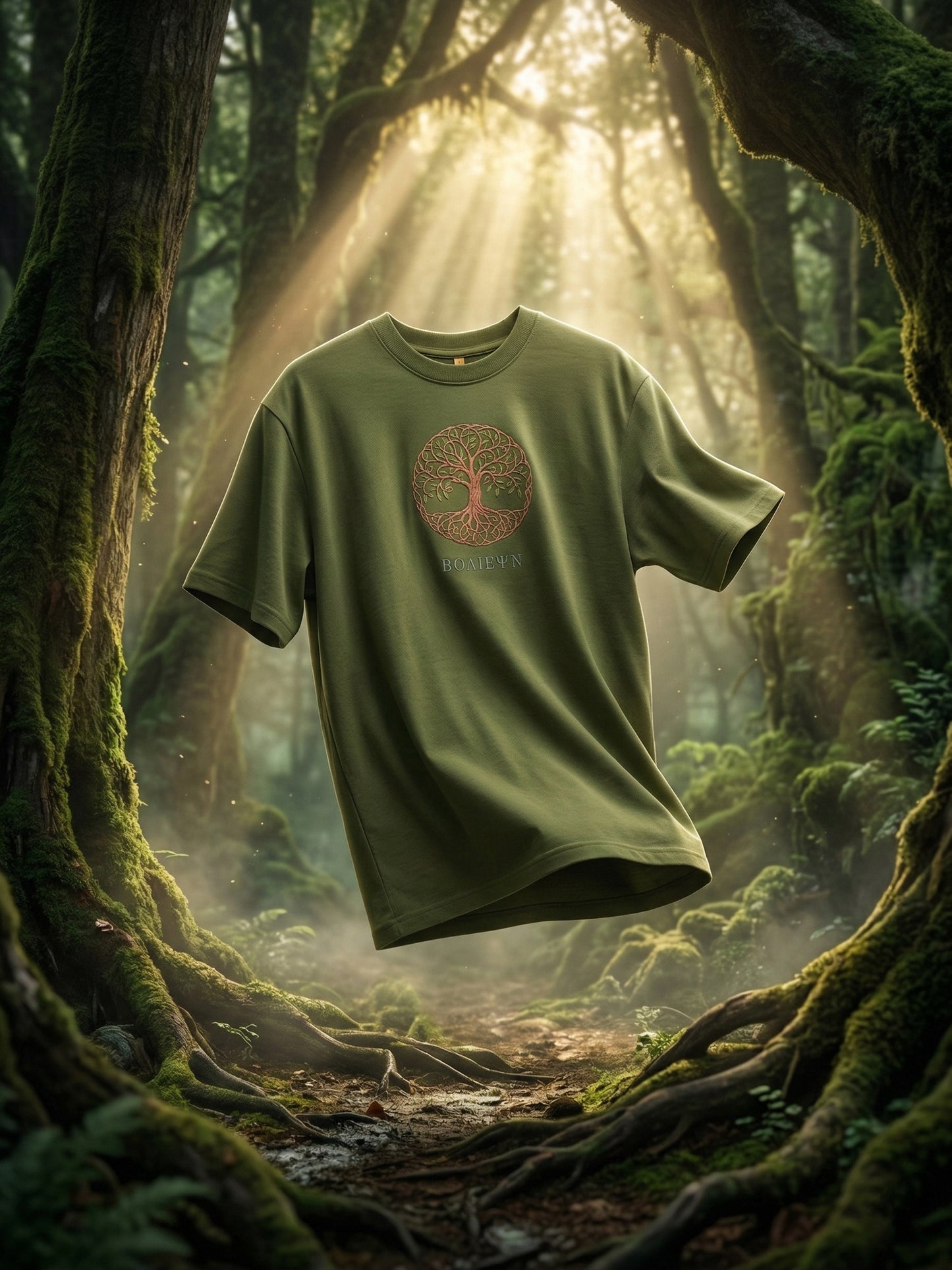 TREE OF LIFE Embroidered T-shirt