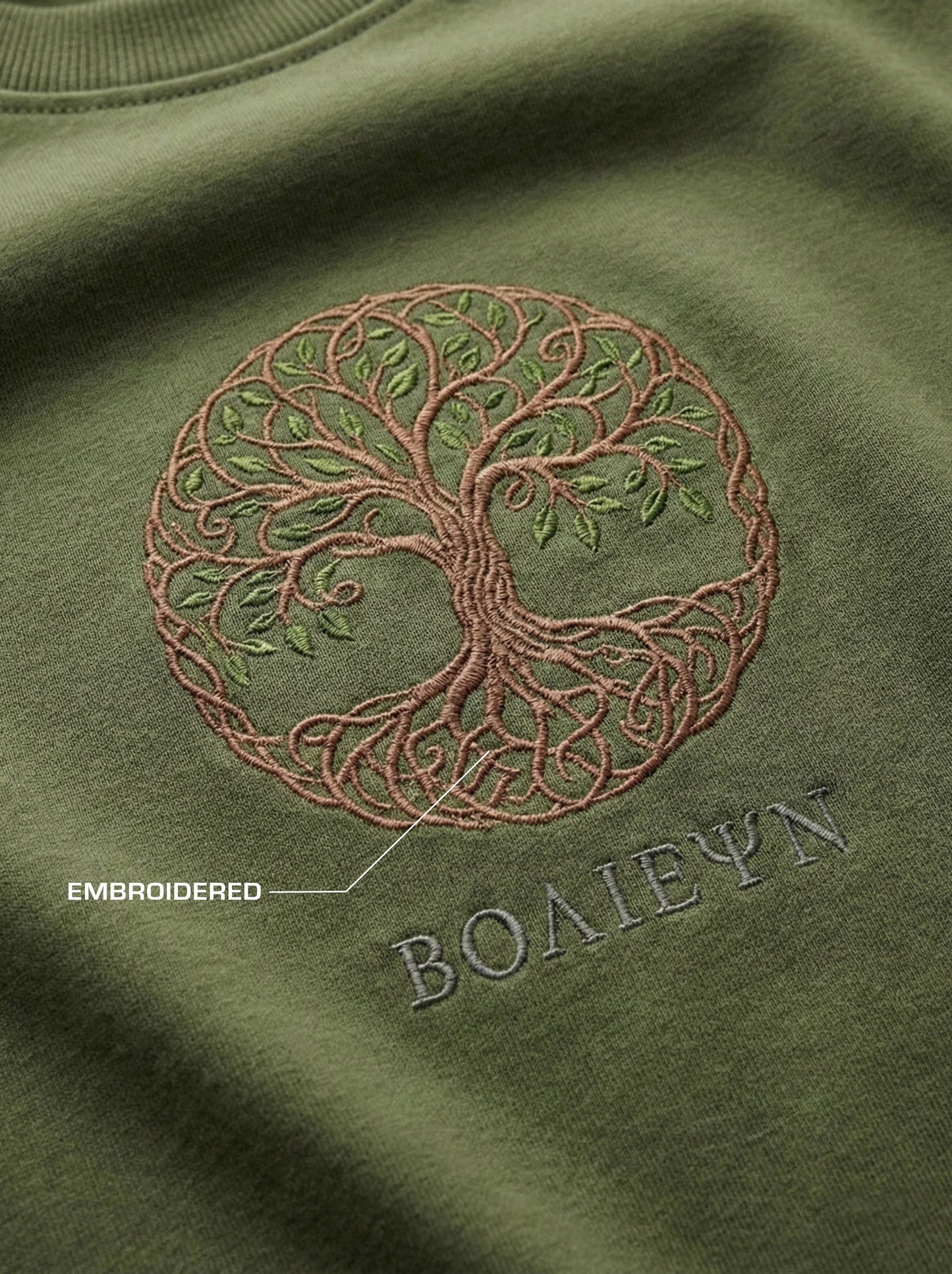 TREE OF LIFE Embroidered T-shirt